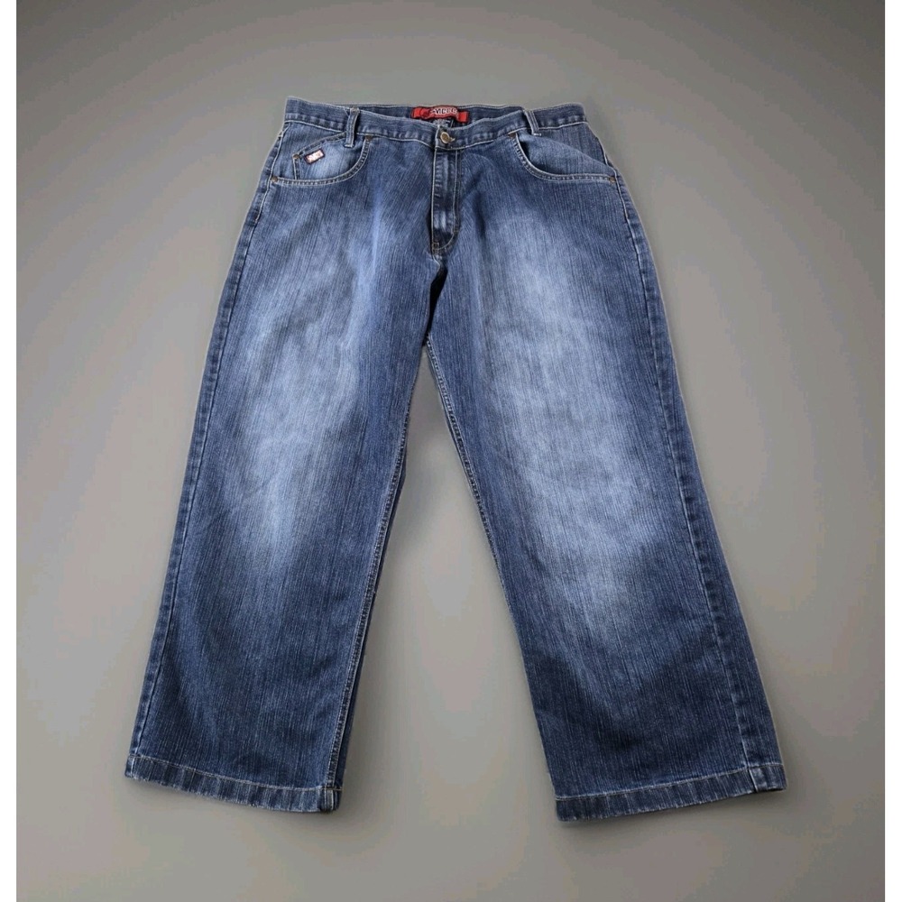 Vintage MECCA Men's Relaxed Denim Jeans HipHop Rap Skater Y2K 90s 38" X 28"